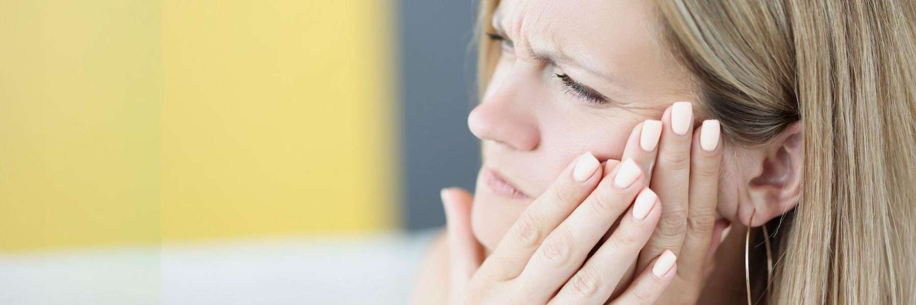 woman with a toothache in doncaster
