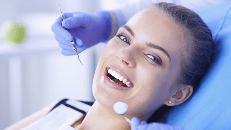 girl at the dentist in doncaster